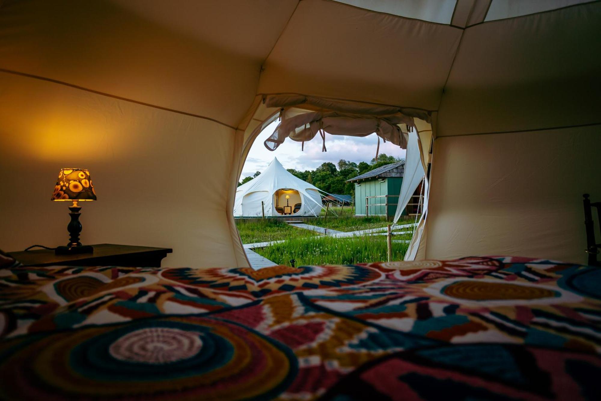 Luxury Glamping Retreat In Battle Villa Ngoại thất bức ảnh