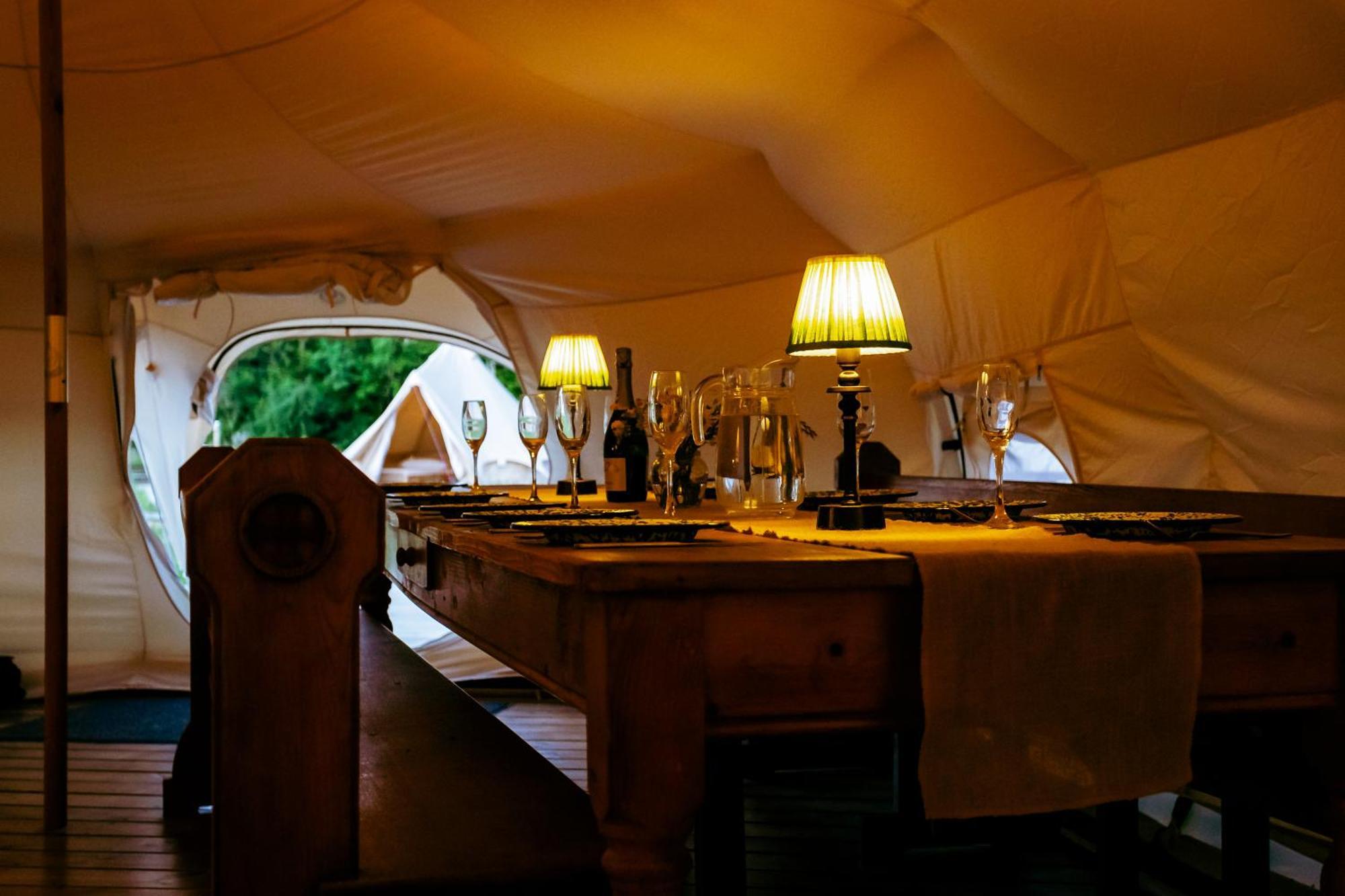 Luxury Glamping Retreat In Battle Villa Ngoại thất bức ảnh