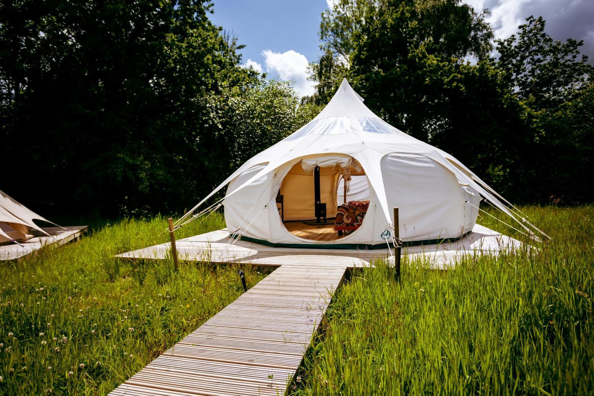Luxury Glamping Retreat In Battle Villa Ngoại thất bức ảnh