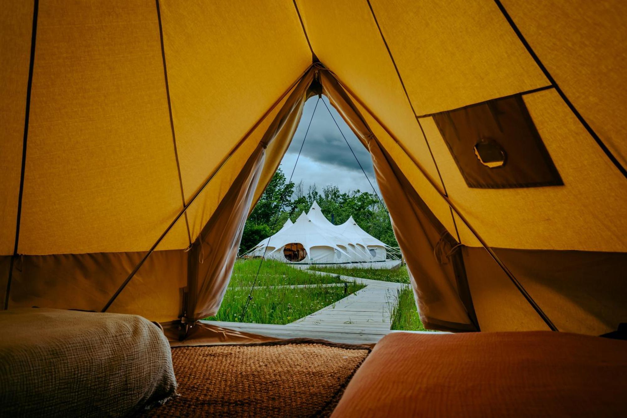 Luxury Glamping Retreat In Battle Villa Ngoại thất bức ảnh