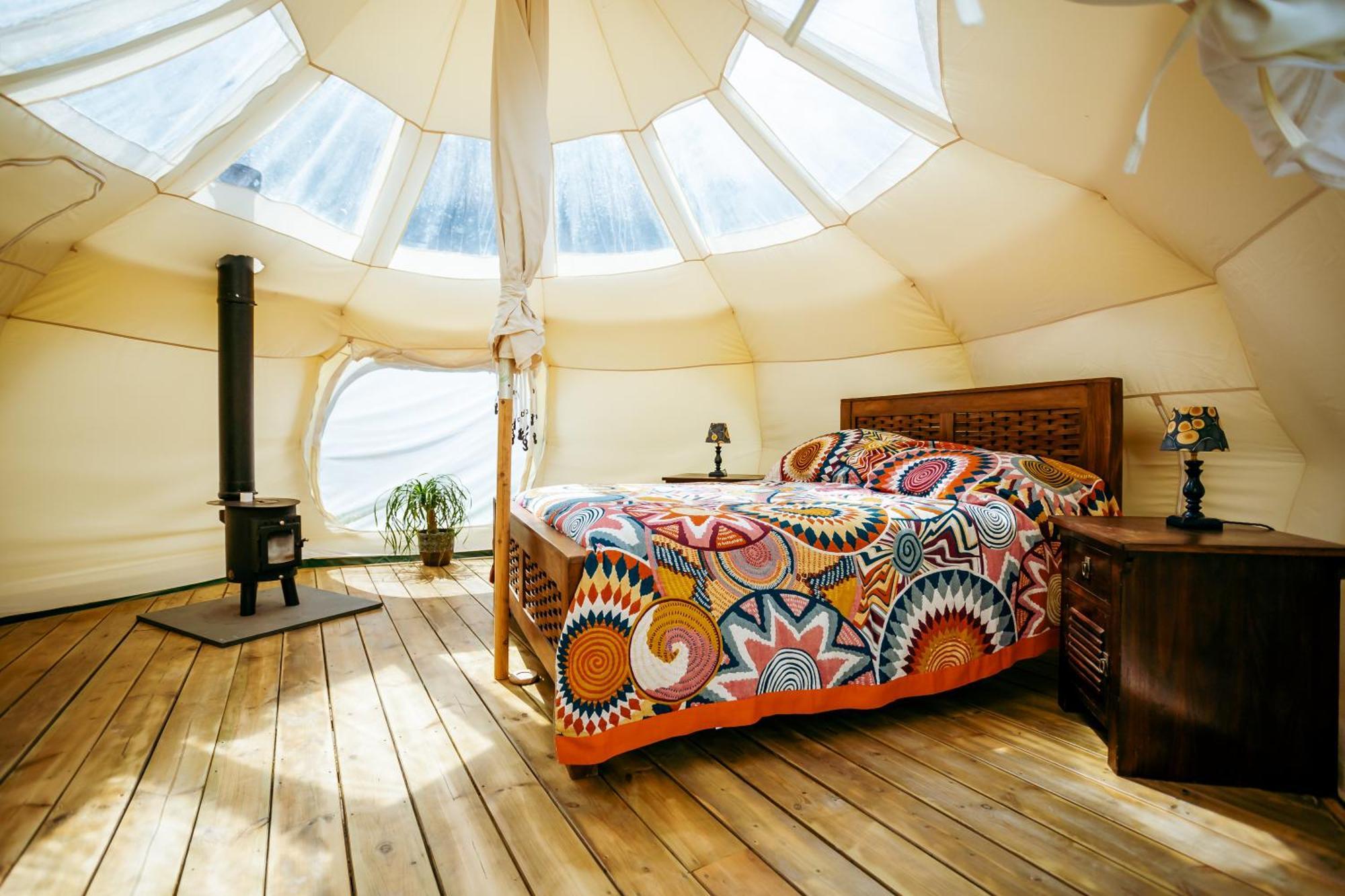 Luxury Glamping Retreat In Battle Villa Ngoại thất bức ảnh