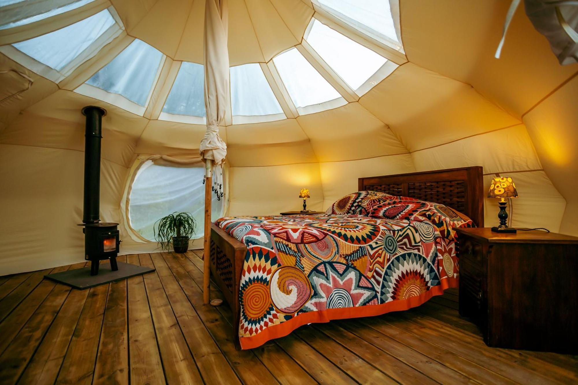 Luxury Glamping Retreat In Battle Villa Ngoại thất bức ảnh