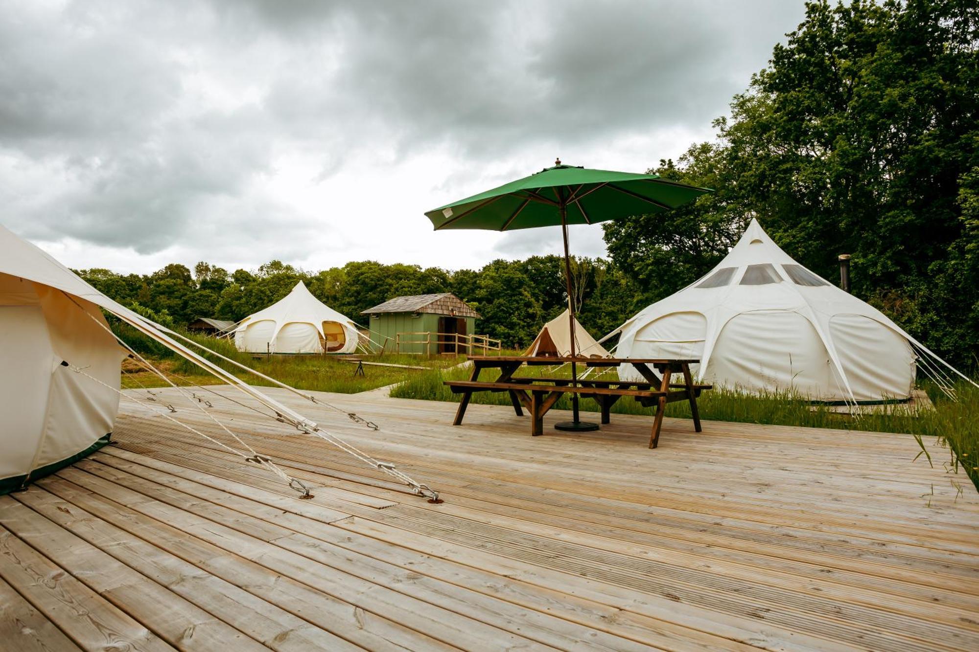 Luxury Glamping Retreat In Battle Villa Ngoại thất bức ảnh