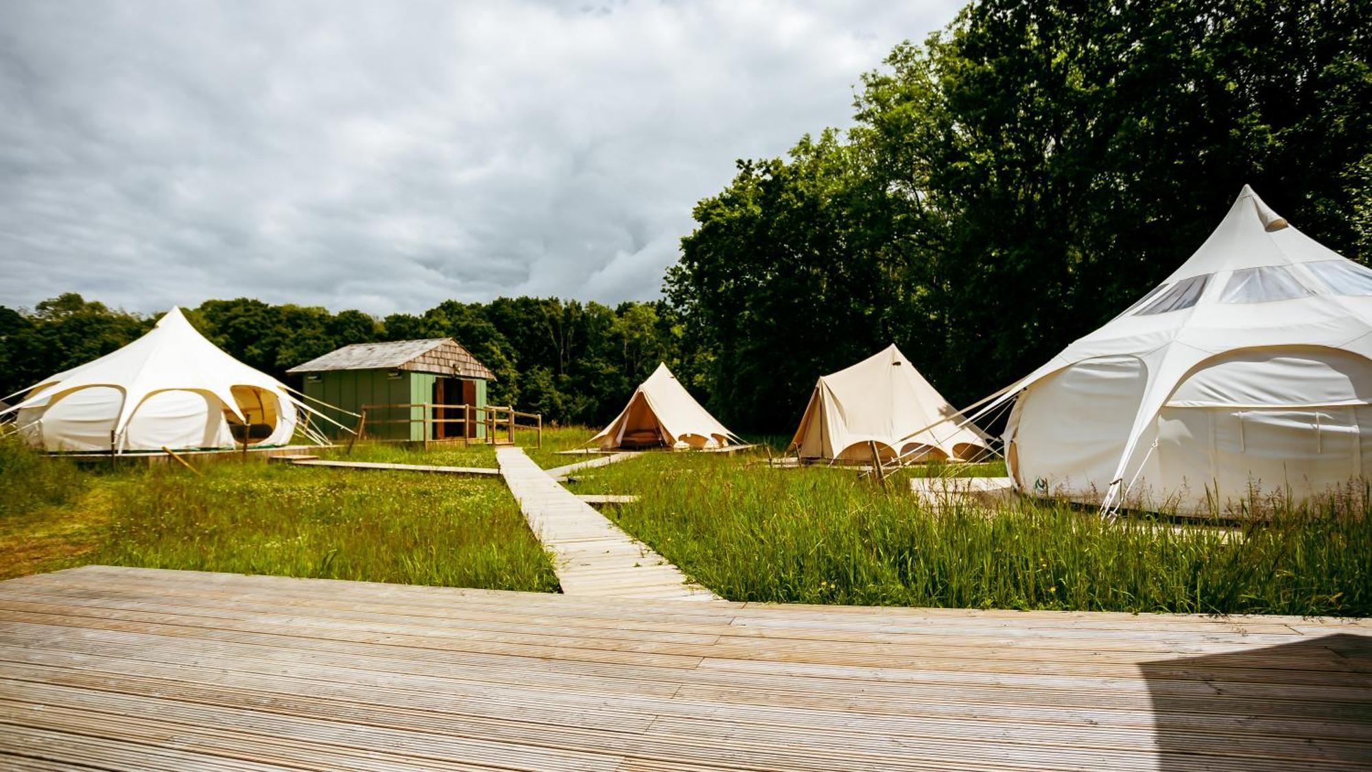 Luxury Glamping Retreat In Battle Villa Ngoại thất bức ảnh