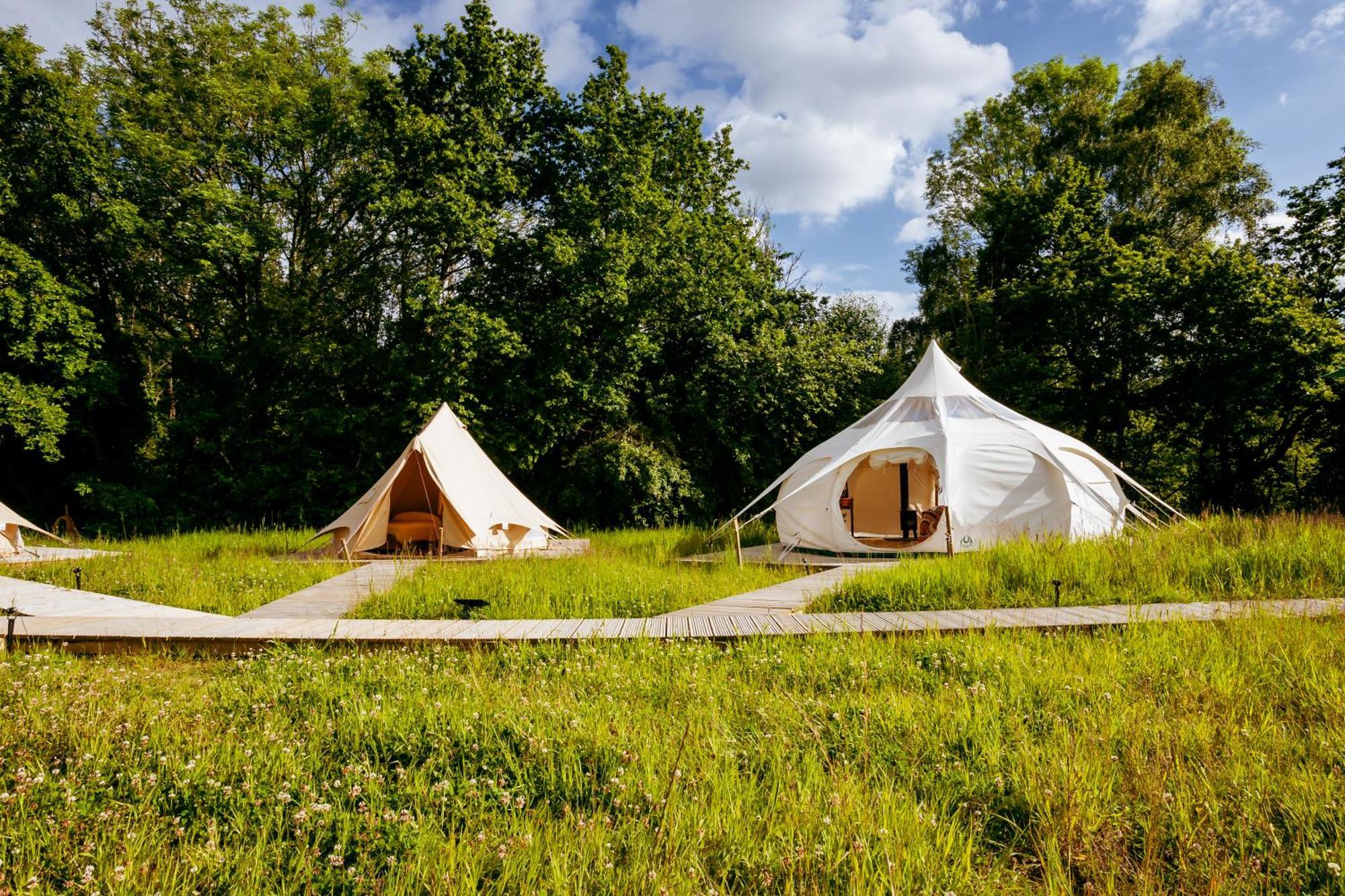 Luxury Glamping Retreat In Battle Villa Ngoại thất bức ảnh